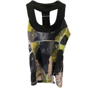 Lululemon Scoop Neck Racerback Tank Top in Citron Tinted Canvas • size US 6